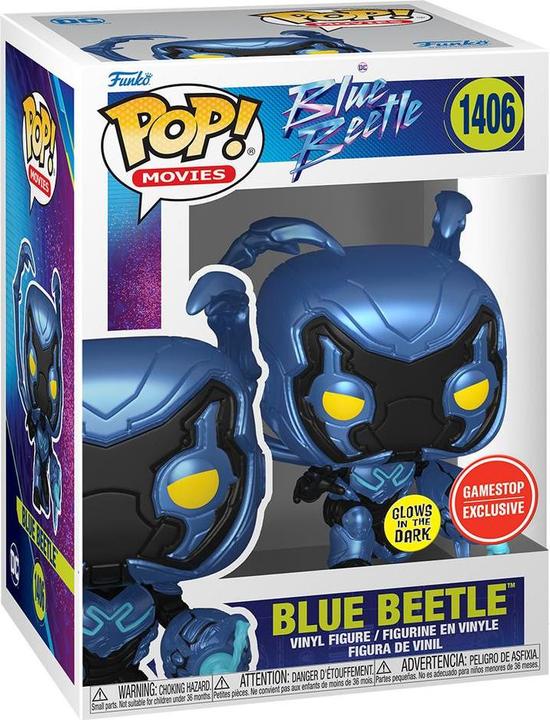 Immagine prodotto Funko POP! Blue Beetle - Esclusivo Blue Beetle Fosforescente