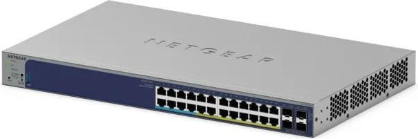 Actual product image Netgear 24 port Gigabit Smart Switch, 420W PoE++ (24 ports)