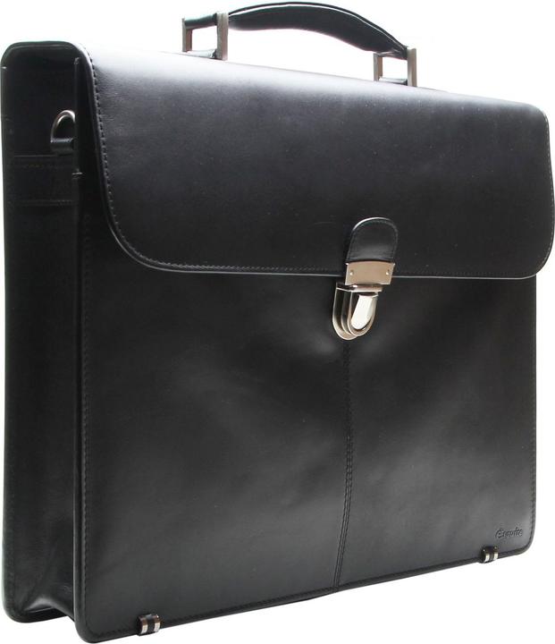 Produktbild Esquire Oxford Aktentasche Leder 40 cm Laptopfach (15", Universal)
