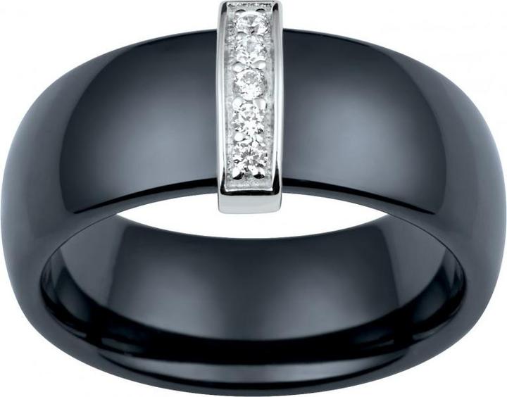 Immagine prodotto Ceranity Anello Argento - Ceramica Nera - Zirconia (56)