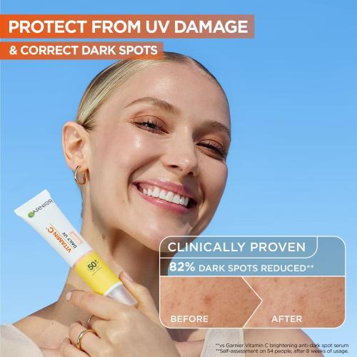 Produktbild Garnier Bright Complete (40 ml, Gesichtsfluid, SPF 50+)
