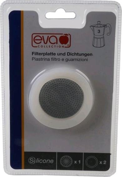 Image du produit Eva- Kochen und Haushalt Eva filtre de rechange aluminium2 joints en silicone 3 t
