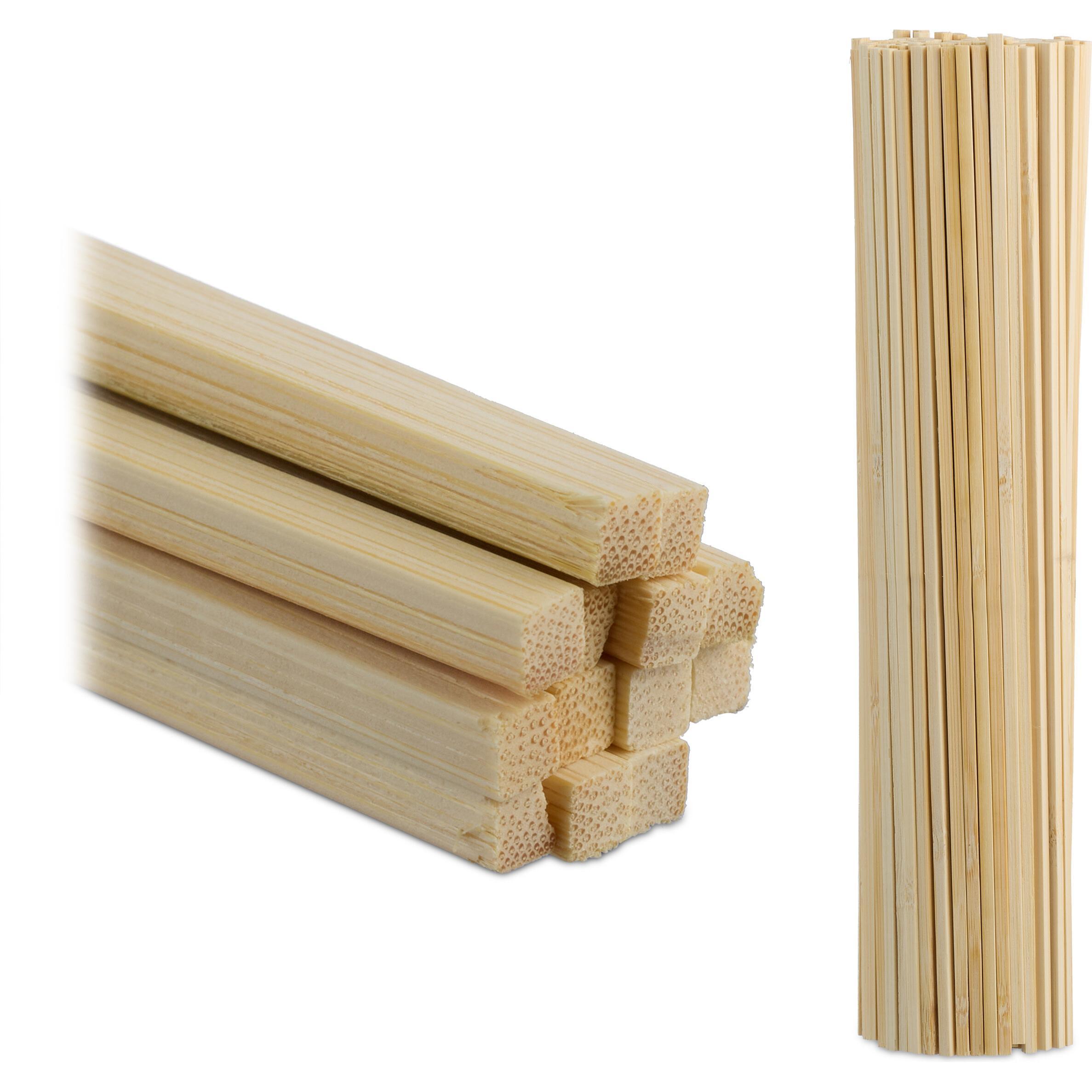 Relaxdays 200x Bambusstäbe