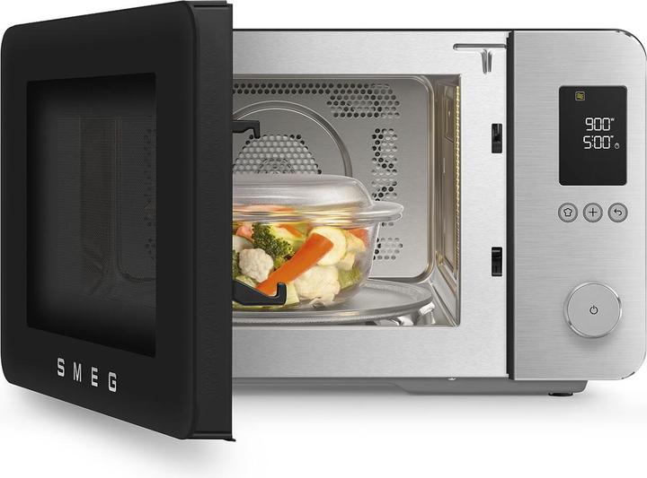 Immagine prodotto Smeg MOC02BLMEU Kombi-Tisch- Mikrowelle + Heissluft/Grill (27 l)