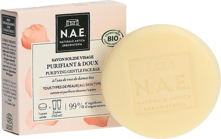 Immagine prodotto N.A.E. Naturale Antica Erboristeria Barretta purificante delicata per il viso, con certificazione (Salviette detergenti per il viso)