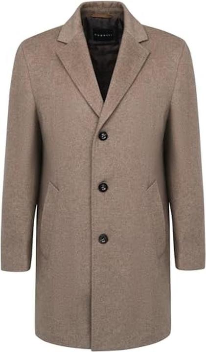 Actual product image Bugatti Plain Brown Men's Coat