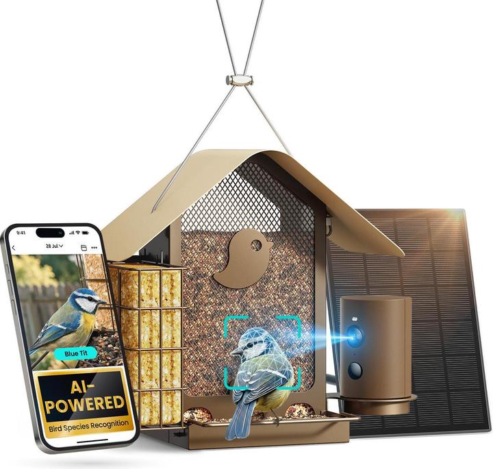 Immagine prodotto Birdfy Distributore di cibo con telecamera