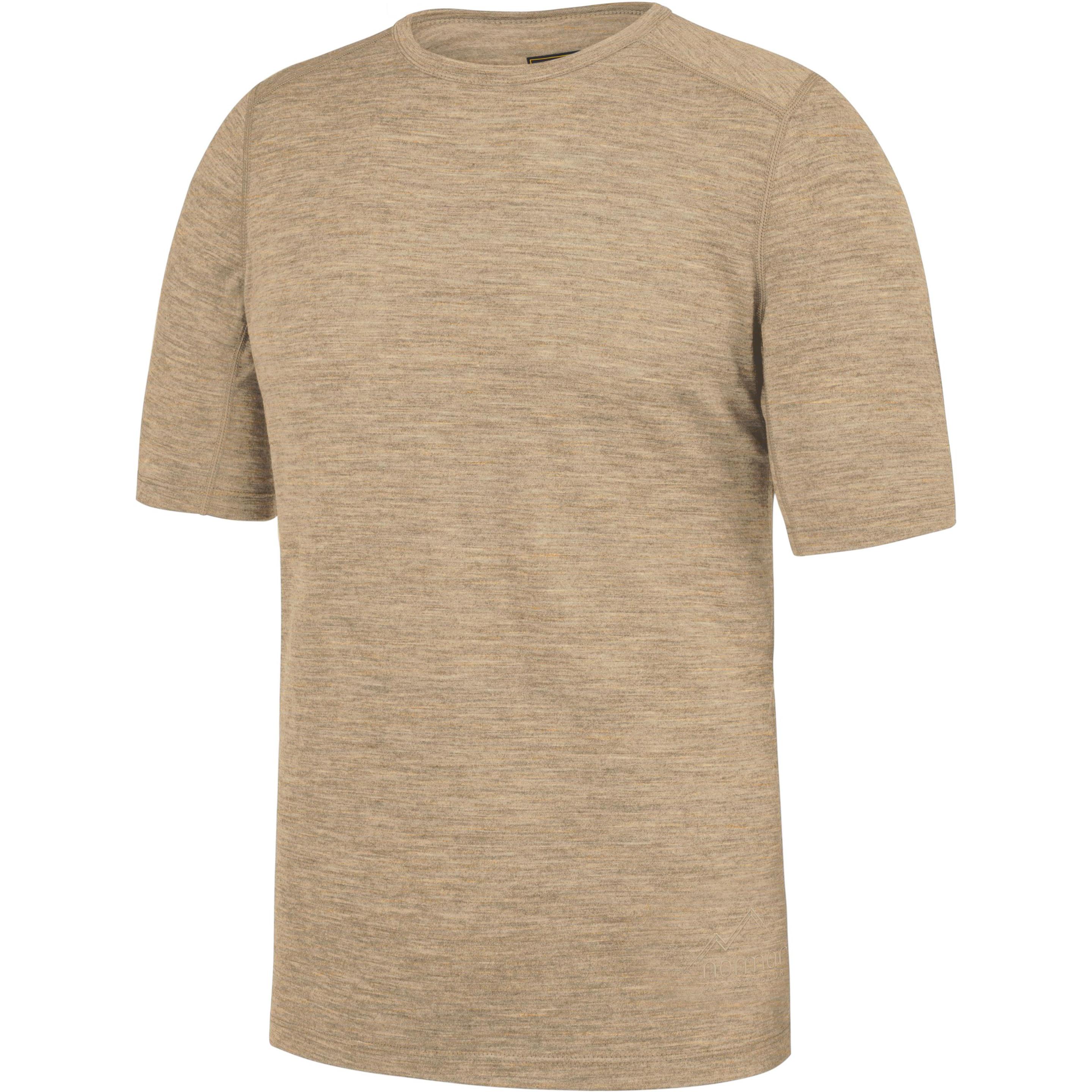 Thumbnail - Normani, Herren, Shirt, Herren Merino T-Shirt Darwin - 1585, Beige, (3XL)