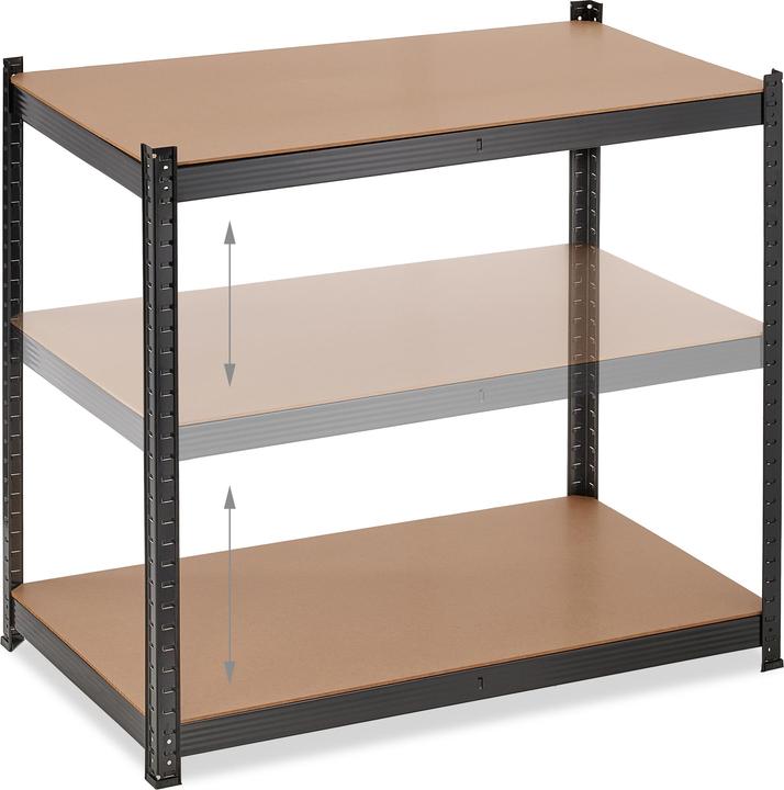Actual product image Relaxdays Heavy duty shelf