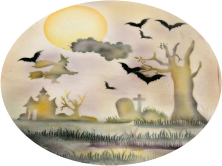 Immagine prodotto Martellato Stencil ad aerografo di Halloween