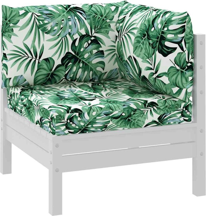 Image du produit VidaXL Ensemble salon de jardin 10 pièces avec coussins (60 x 60 x 8 cm)