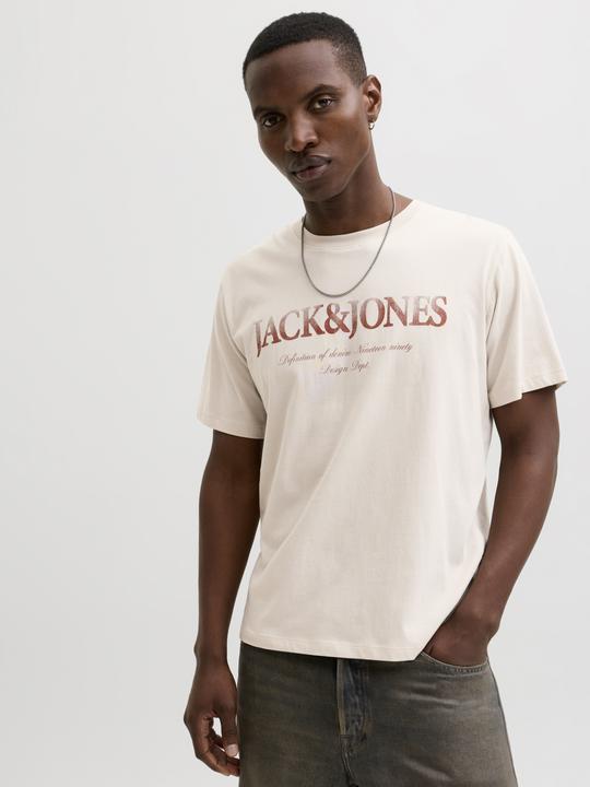 Produktbild Jack & Jones Jjdevin Daytona Print Tee Ss Crew Ln (S)