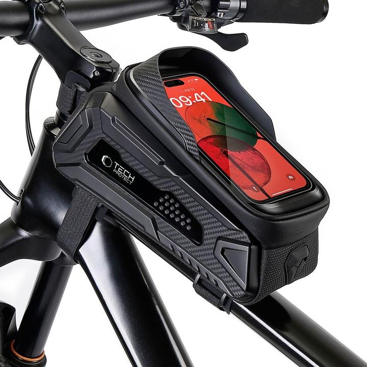 Immagine prodotto Tech-Protect Borsa da bicicletta V2 con spazio per un telefono da 1,2 l - nero