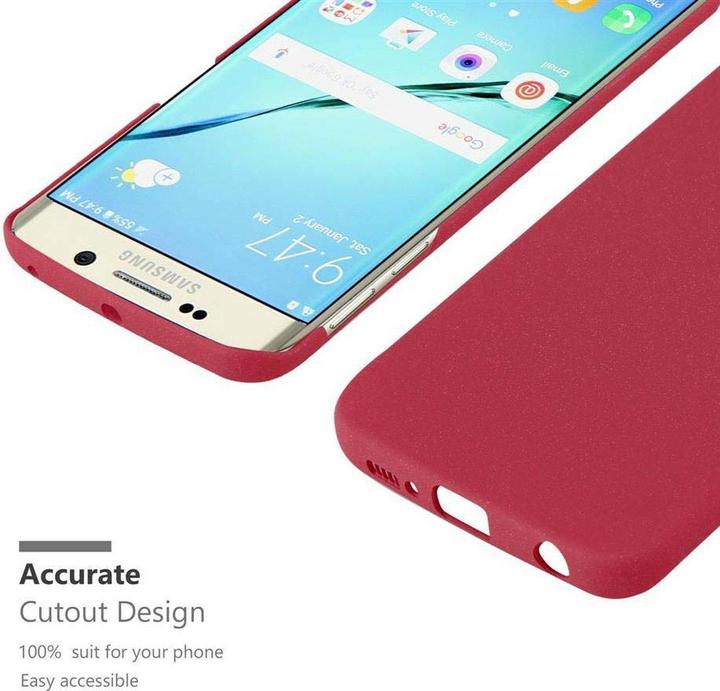 Image du produit Cadorabo Couverture rigide Frosty Cover (Samsung Galaxy S6 Edge)