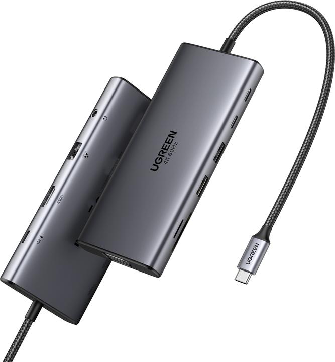 Actual product image Ugreen 45520 (USB-C, 11 Ports)