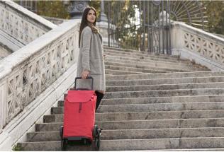 Actual product image Vileda Gimi shopping trolley Tris Fiery Red