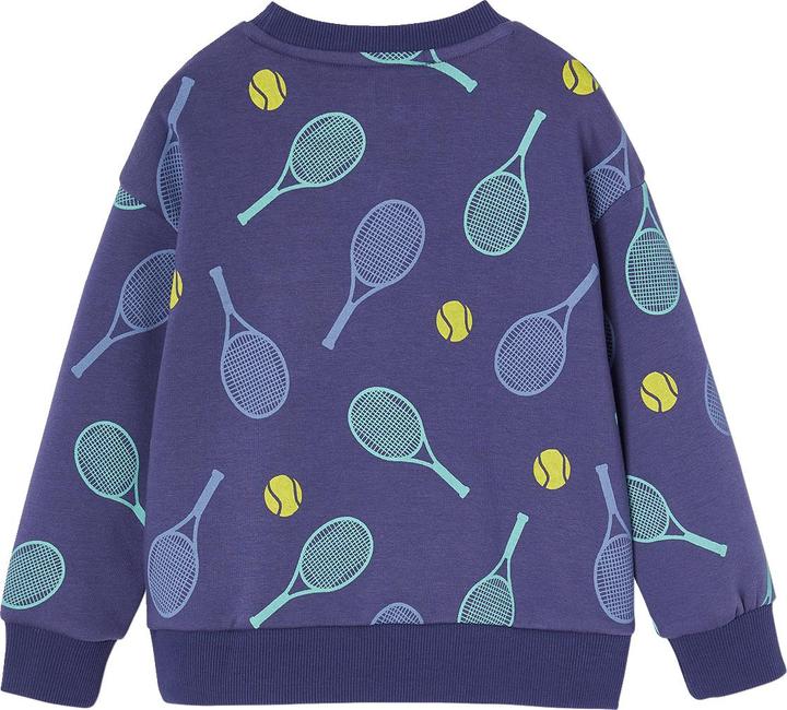 Produktbild Vertbaudet Jungen Sport-Sweatshirt mit Tennis-Print und Recycling-Polyester (110)