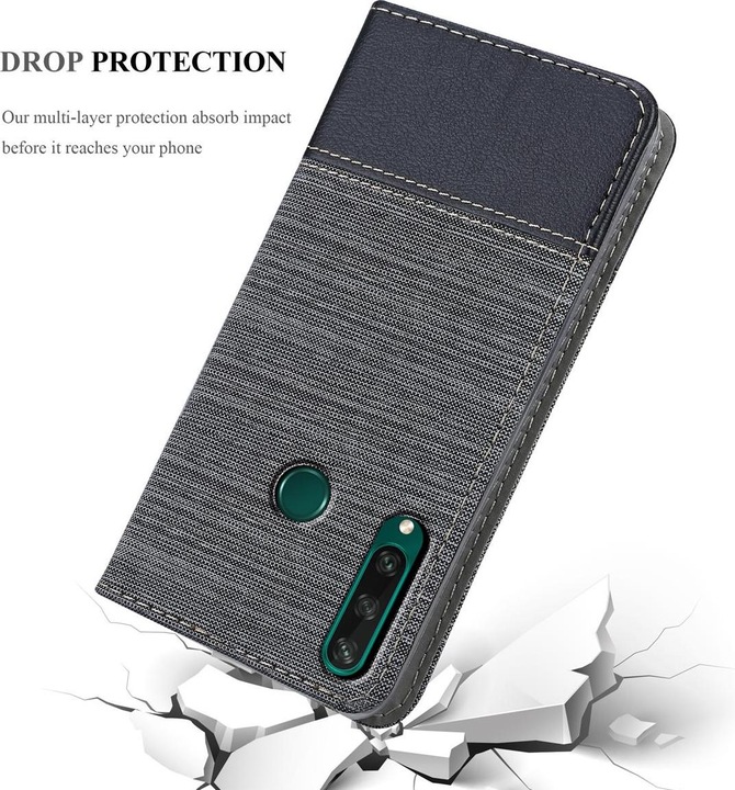 Actual product image Cadorabo Book Jeans Optics Cover (Huawei Y6p)