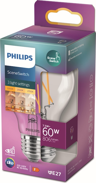 Actual product image Philips Professional LED SceneSwitch (E27, 7.50 W, 806 lm, 1 x, F)