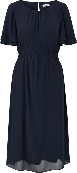 Produktbild S.Oliver Kleid Chiffonkleid mit Raffung (36)