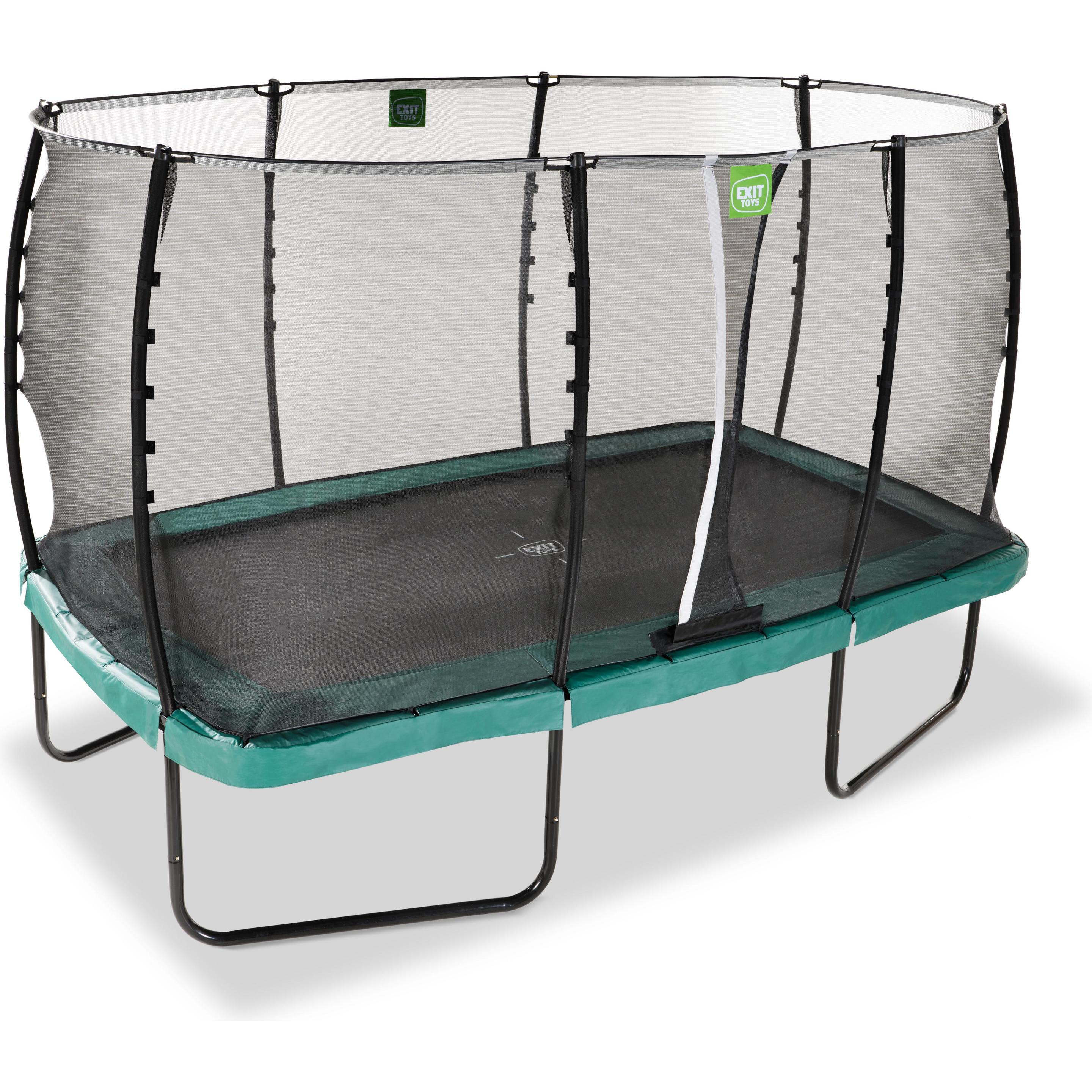 Thumbnail - Exit Allure Classic Trampolin 214x366cm - grün (783240 cm)