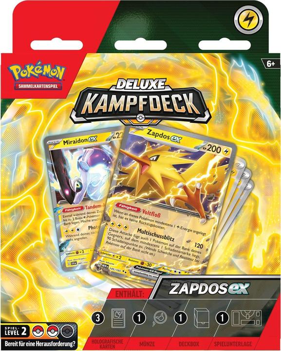 Actual product image Pokémon PKM Deluxe Battle Deck - 1 piece assorted (German, Deck)