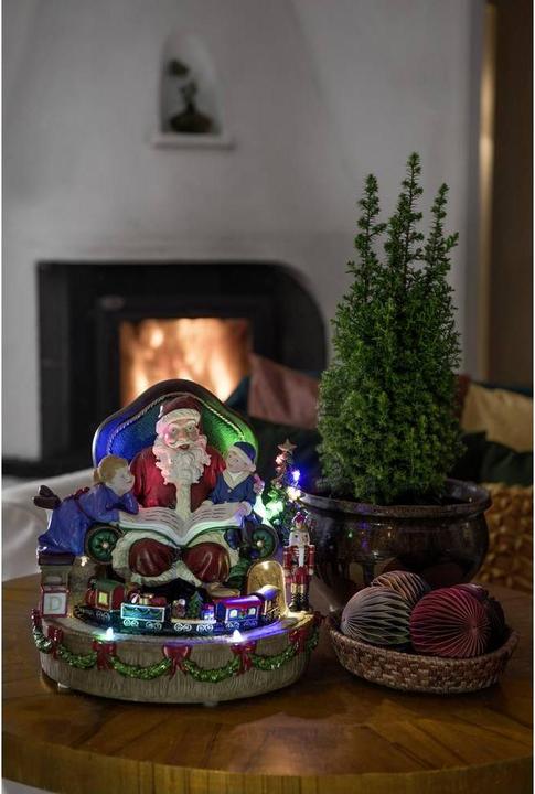 Produktbild Konstsmide 4215-000 LED-Szenerie Weihnachtsmann Bunt LED