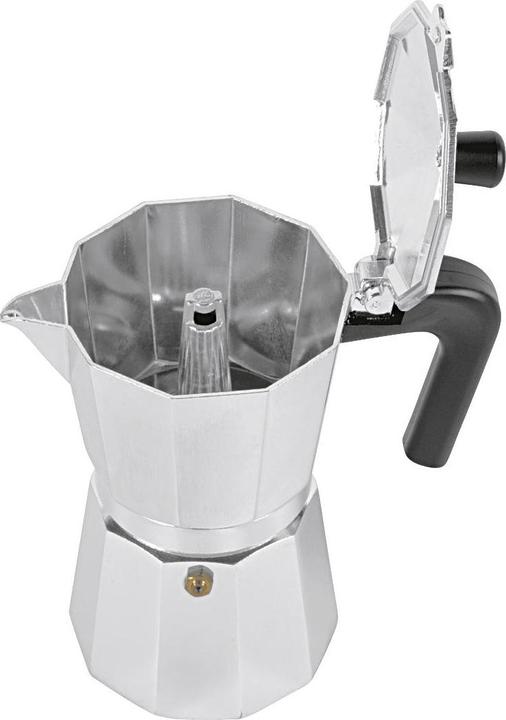 Actual product image Cilio 321272 Manual coffee maker mocha pot aluminum (6 Cups)