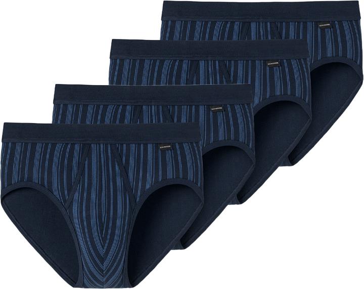 Immagine prodotto Schiesser Confezione da 4 pezzi di Original Classics, slip sportivi a costine sottili con cavallo (XL, confezione da 4)