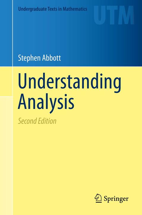 Produktbild Understanding Analysis (Englisch, Stephen Abbott, 2016)