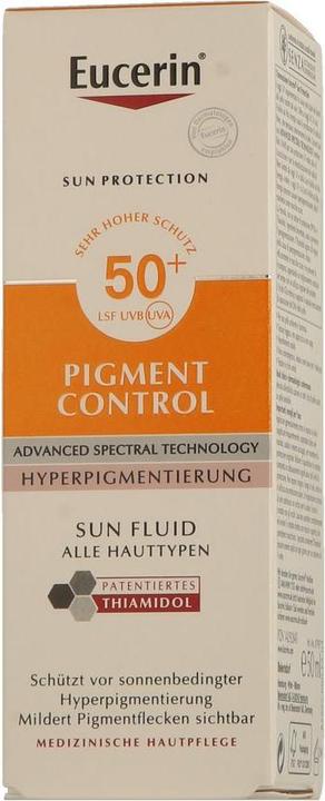 Actual product image Eucerin Pigment Control (Sun cream face, SPF 50+, 50 ml)