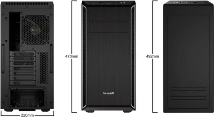 Actual product image be quiet! Pure Base 600 (ATX, mATX, Mini-ITX)