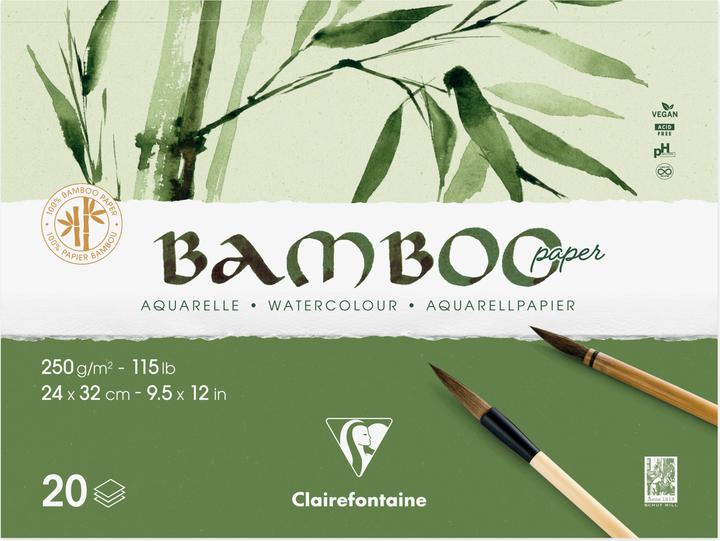 Immagine prodotto Clairefontaine Blocco di bambù (250 g/m², 200x)