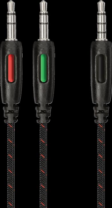 Actual product image Trust Headset GXT 323 Carus Red / Black (Cable)