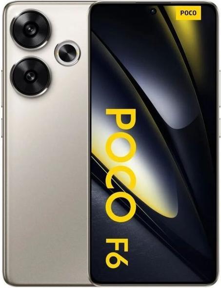 Xiaomi Poco F6 (256 GB, Titanium, 6.67", Dual SIM, 50 Mpx, 5G)