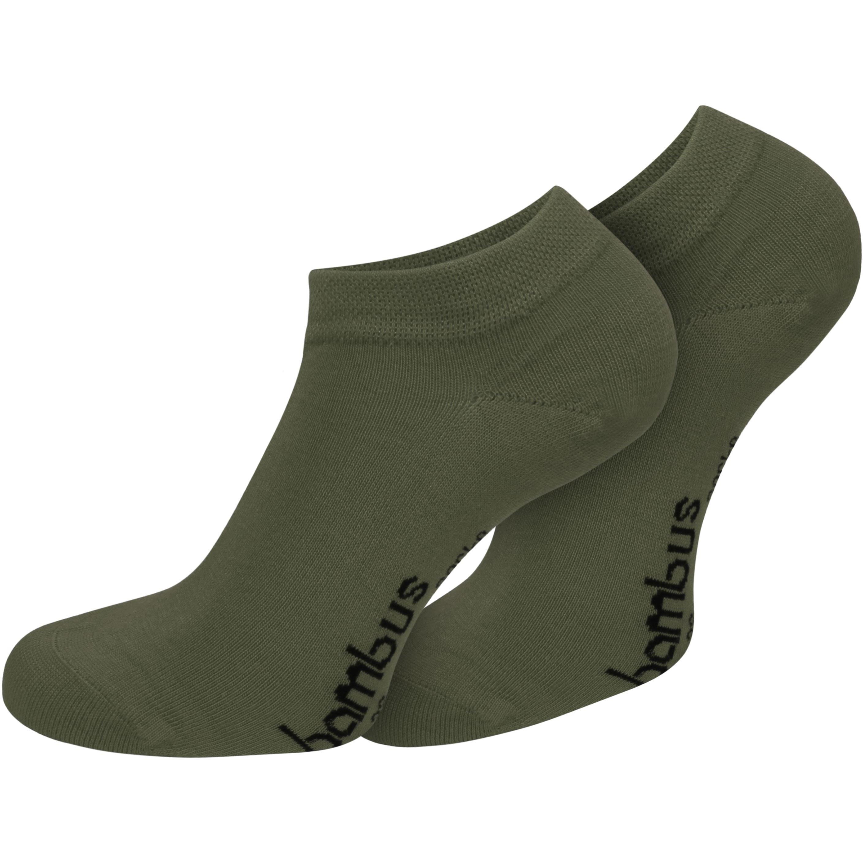 Thumbnail - Normani, Herren, Socken, 6 Paar Bambus-Gesundheitssocken Sneakers, Grün, (6er Pack, 35 - 38)