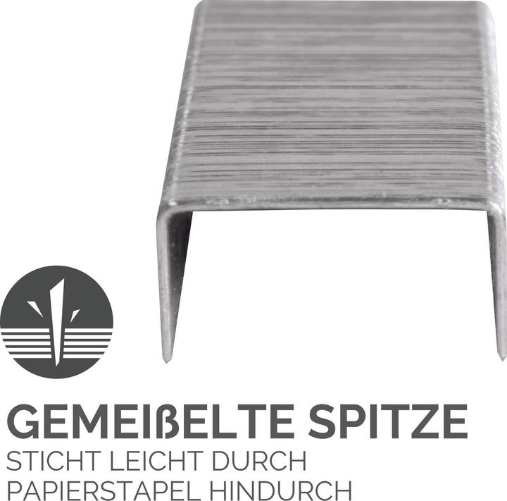 Produktbild Fellowes Heftklammer 26/6 5000 Stück, Halbstreifen (5000 x)