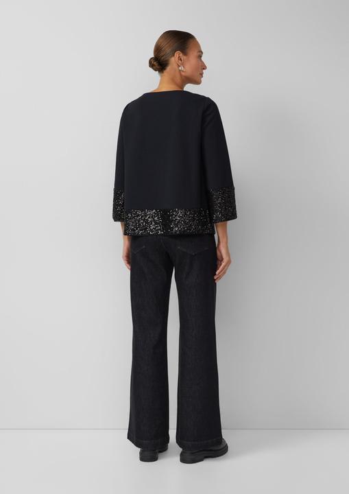 Immagine prodotto s.Oliver Bluse Tunikabluse mit Pailletten an den Säumen (32)