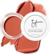 Immagine prodotto It Cosmetics Glow with Confidence Sun Cream Blush Blendable Buildable Blush Bronzer Pop Sun-Blushed (Arrossato dal sole, Highlighter, Bronzer, 18 g)