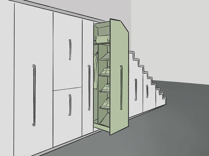 Immagine prodotto HAWA Guide a estrazione totale per mobili alti -FORTE per costruzioni in legno
