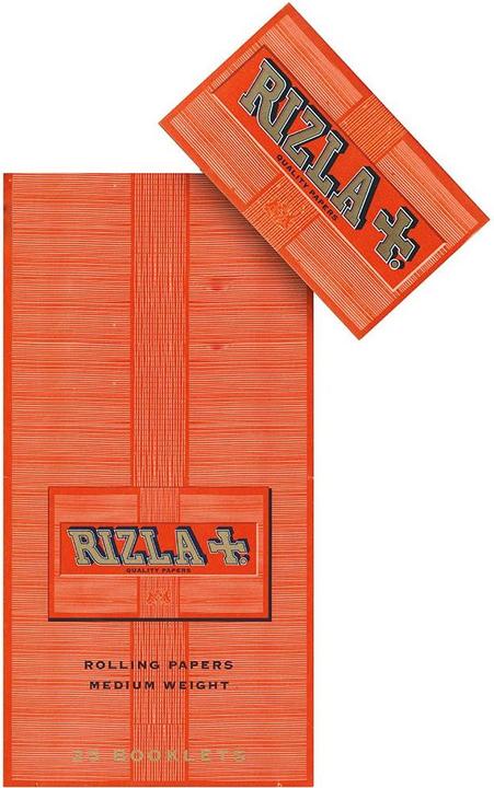 Produktbild Rizla Papiere Orange (Box 25Stk.)