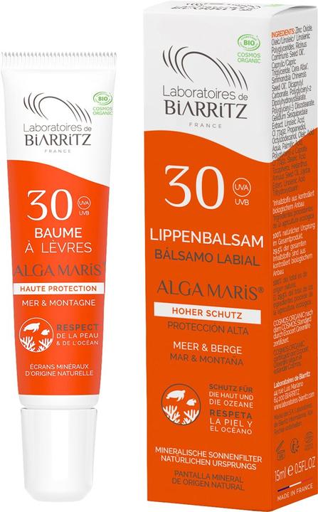 Immagine prodotto Laboratoires de Biarritz Balsamo labbra SPF30 senza profumo Bals (Stick per la cura delle labbra, 15 ml)