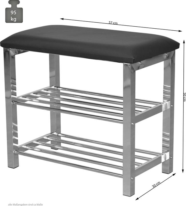 Produktbild Möbel Direkt Online Luisa (57 x 30 x 50 cm)