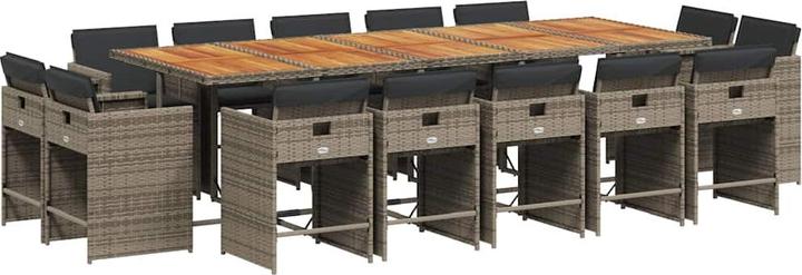 Produktbild vidaXL Garten Essgruppe (275 x 106 x 73 cm)