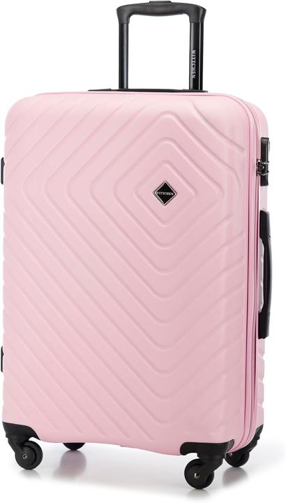 Immagine prodotto Wittchen 4-teiliges Cube Line Kofferset (96 l, Bagaglio a mano (fino a 50 litri), M (50 - 90l), L (90 - 115l))