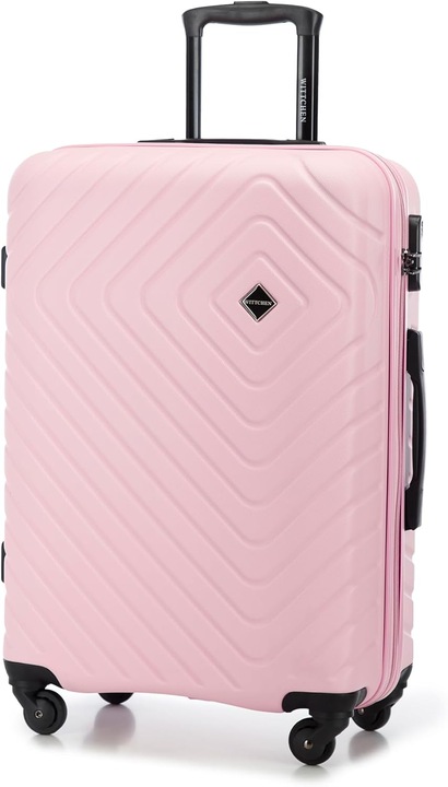 Actual product image Wittchen 4-teiliges Cube Line Kofferset (96 l, Hand luggage (up to 50 litres), M (50 - 90l), L (90 - 115l))