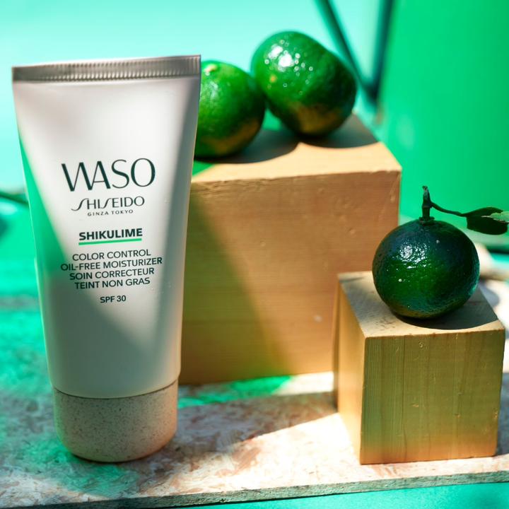 Actual product image Shiseido Waso - Shikulime Color Control Oil-Free Moisturizer (50 ml, Day cream, SPF 30)