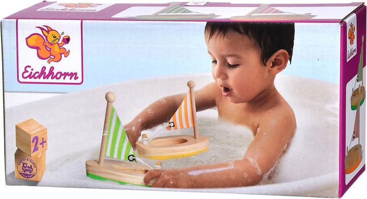 Actual product image Eichhorn Houten Zeilbootjes, 2st.