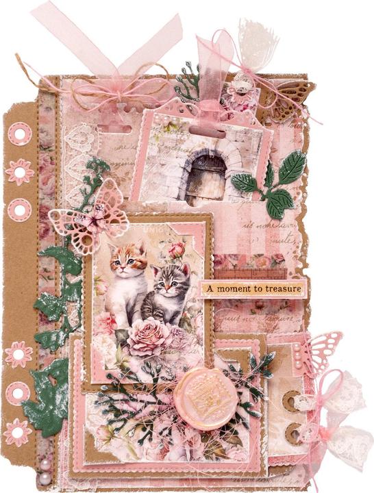 Actual product image art by marlene Wax Stamp "Postage Stamp"