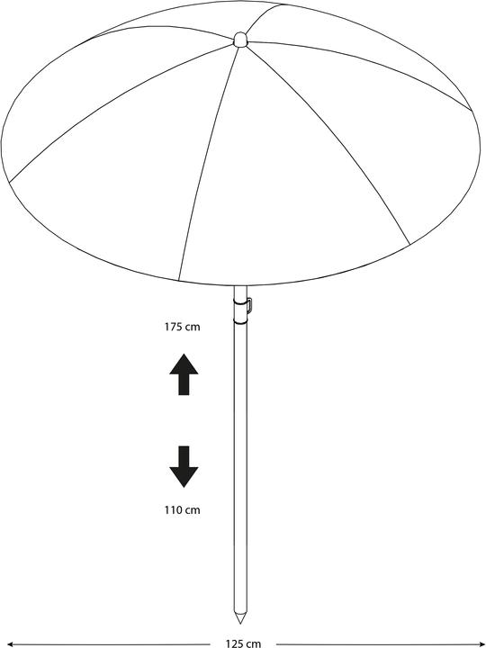 Immagine prodotto Axi Ombrellone?125 cm - Arcobaleno (1.25 m)